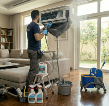 خدمة تنظيف المكيفات